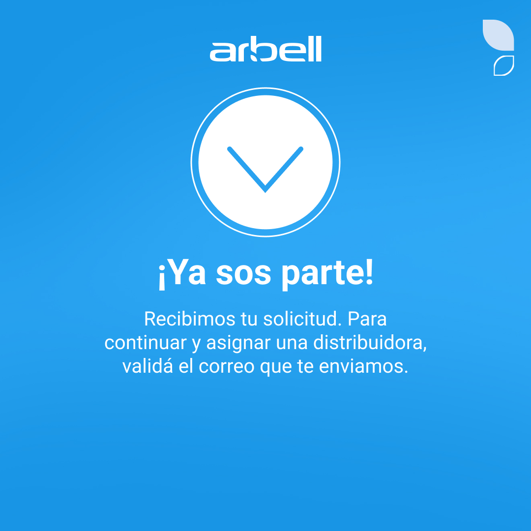 ¡Ya sos parte! - arbell